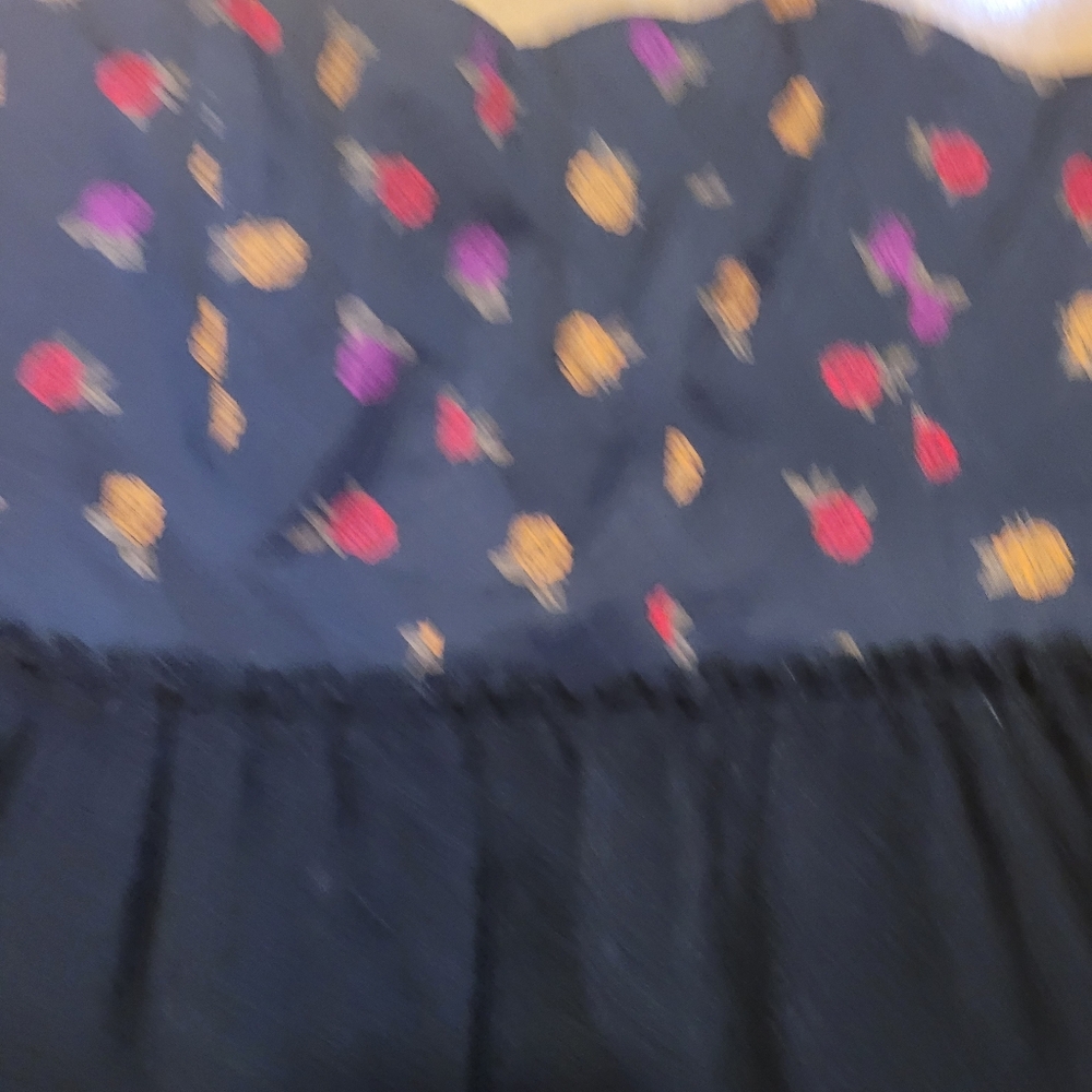 Maple Anthropologie High-Waist Wool &‎ Cotton Floral Bustier Dress Twee M - Picture 7 of 7